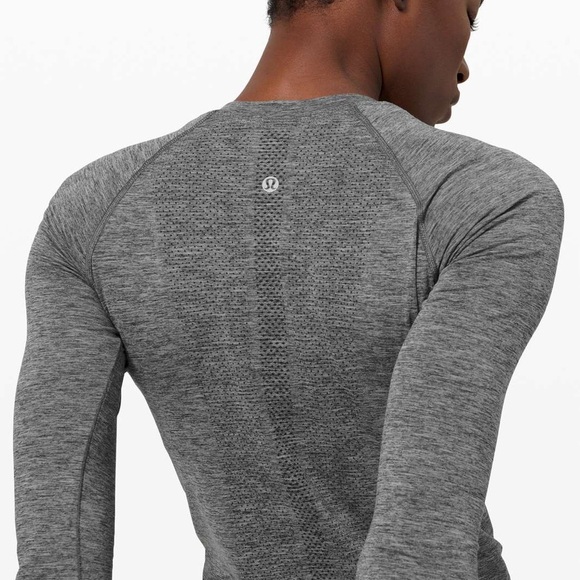 🍋Lululemon Swiftly Tech Long Sleeve 2.0 *Race Graphite Grey / Silver Drop - Picture 5 of 9